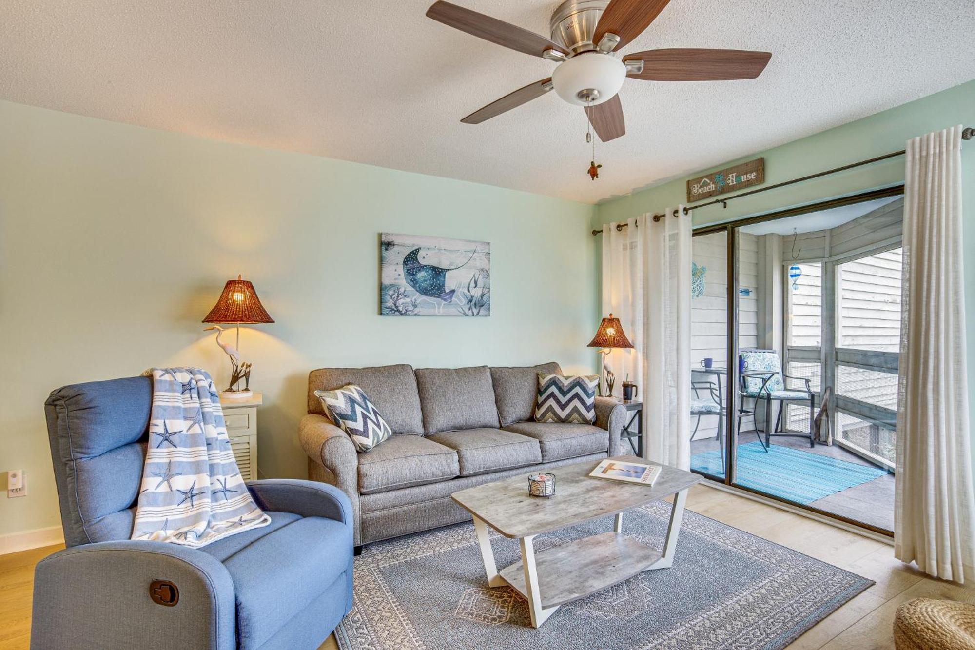 Ocean-View Saint Helena Island Condo - Pool Access Oceanmarsh Subdivision Exterior photo