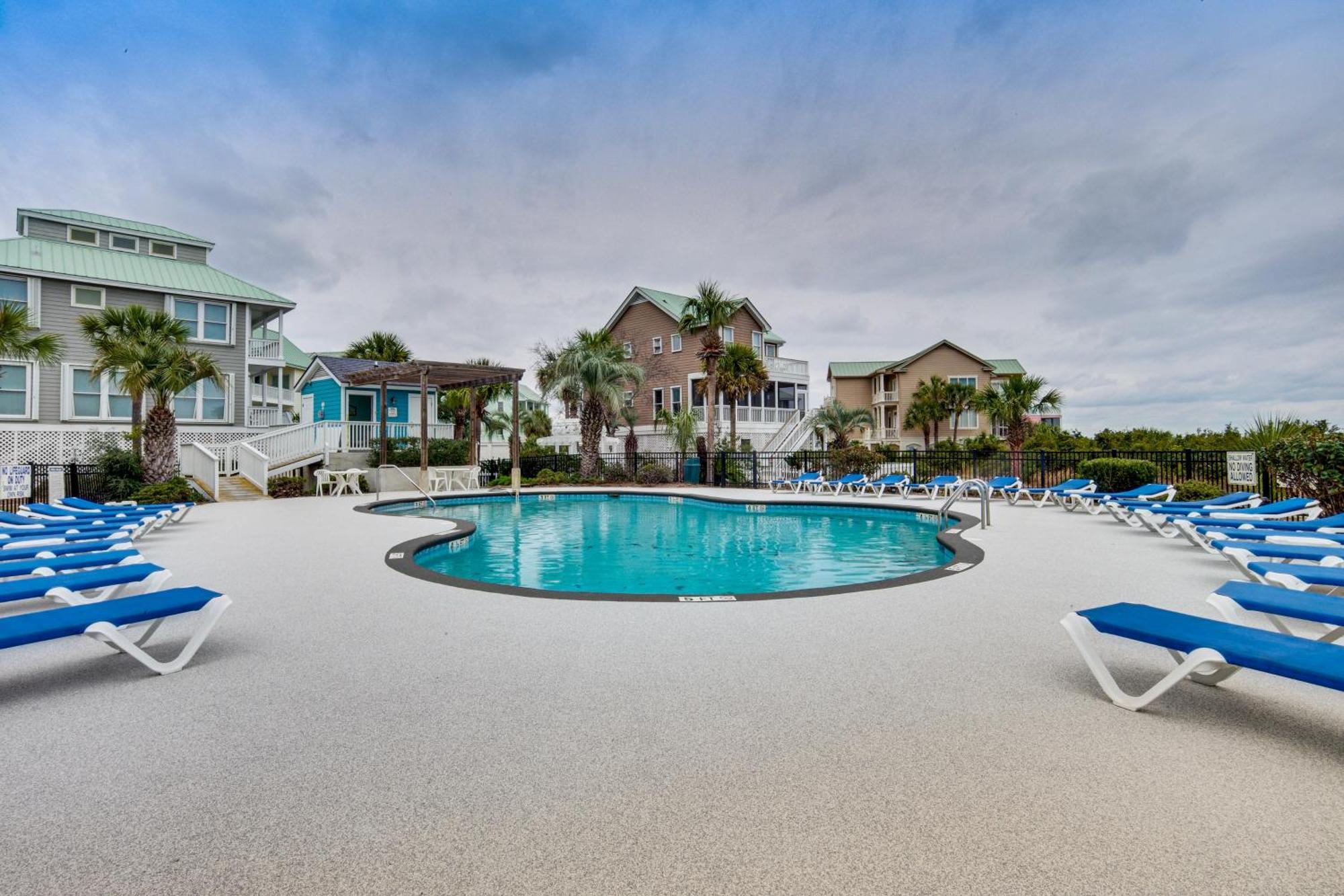 Ocean-View Saint Helena Island Condo - Pool Access Oceanmarsh Subdivision Exterior photo